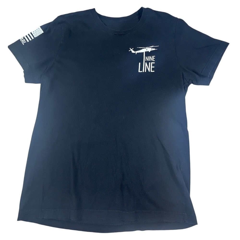 Nine Line Apparel Mens Black Stand‎ For Something T Shirt